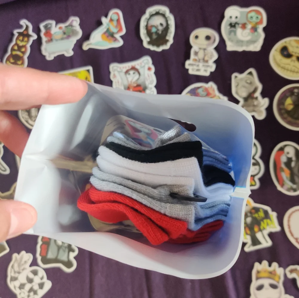 $2 Goodie bag & 5 random stickers w/ any Nightmare Before Christmas Purchase